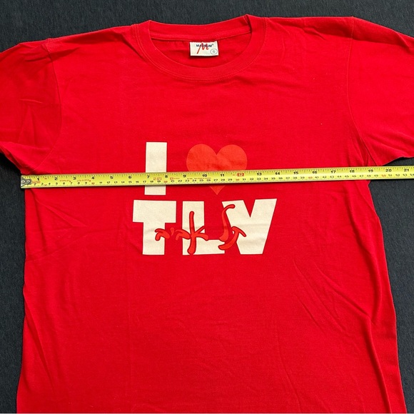 I "Heart" Love TLV Tel Aviv Israel Souvenir Red Tourist Tshirt sz S Cotton - Picture 4 of 8